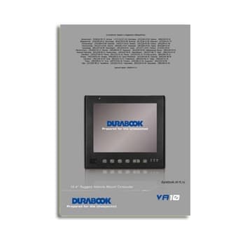 يتم تركيب الكمبيوتر فا 10. كتيب бренда Durabook